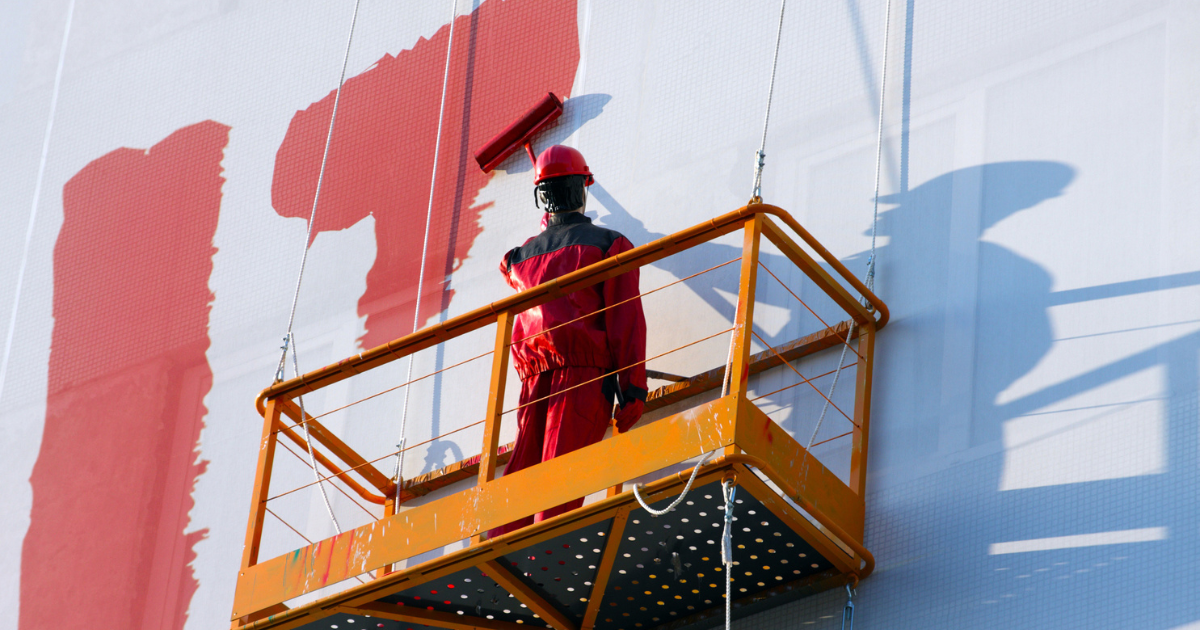 Painting High Walls and Tall Buildings Techniques and Equipment Jung