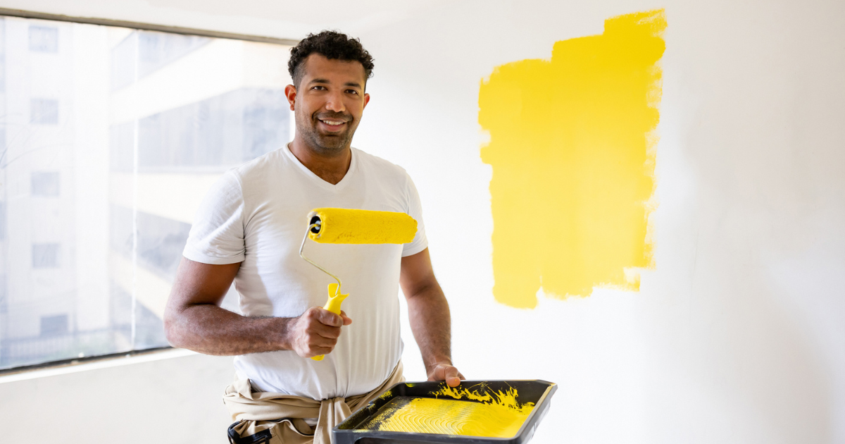 How do I estimate the cost of painting the interior of a house